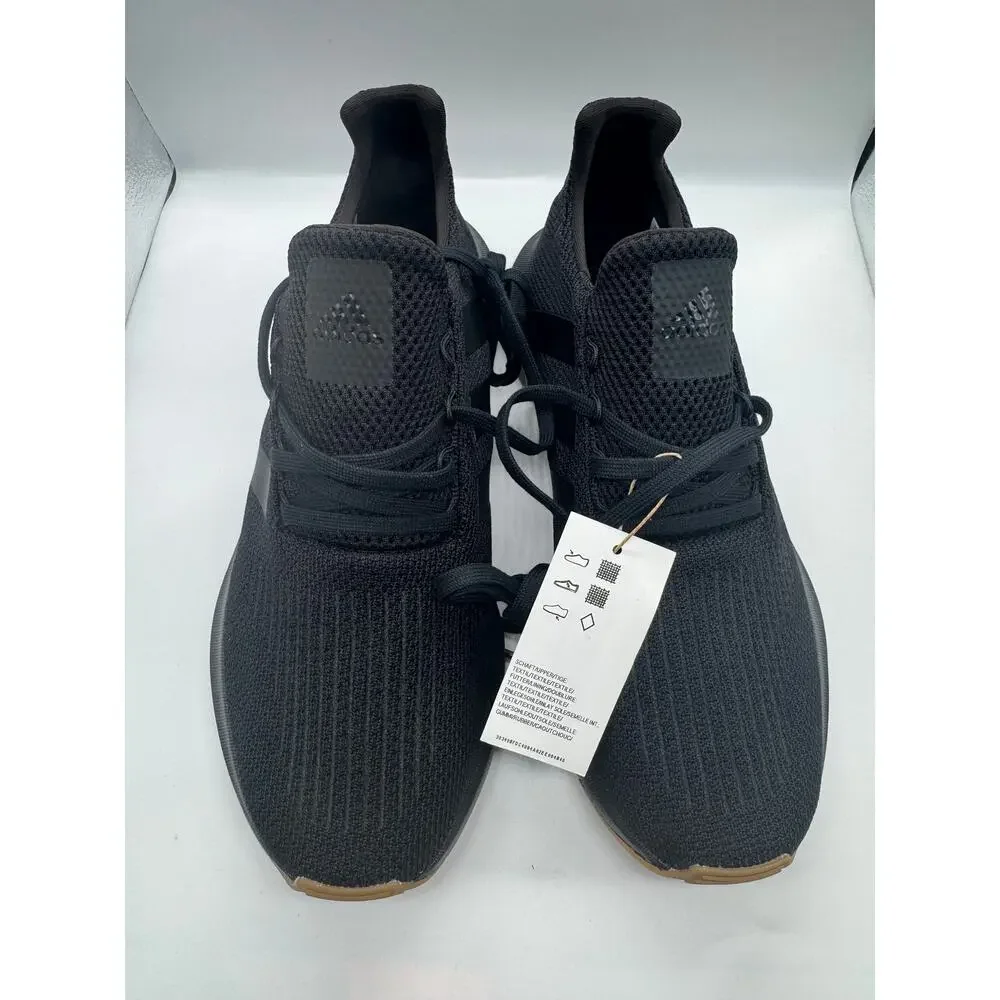 Adidas Mens Swift Run 1.0 Sneakers Size 10 Black Gum Athletic Running Shoes NWT - Picture 5 of 9